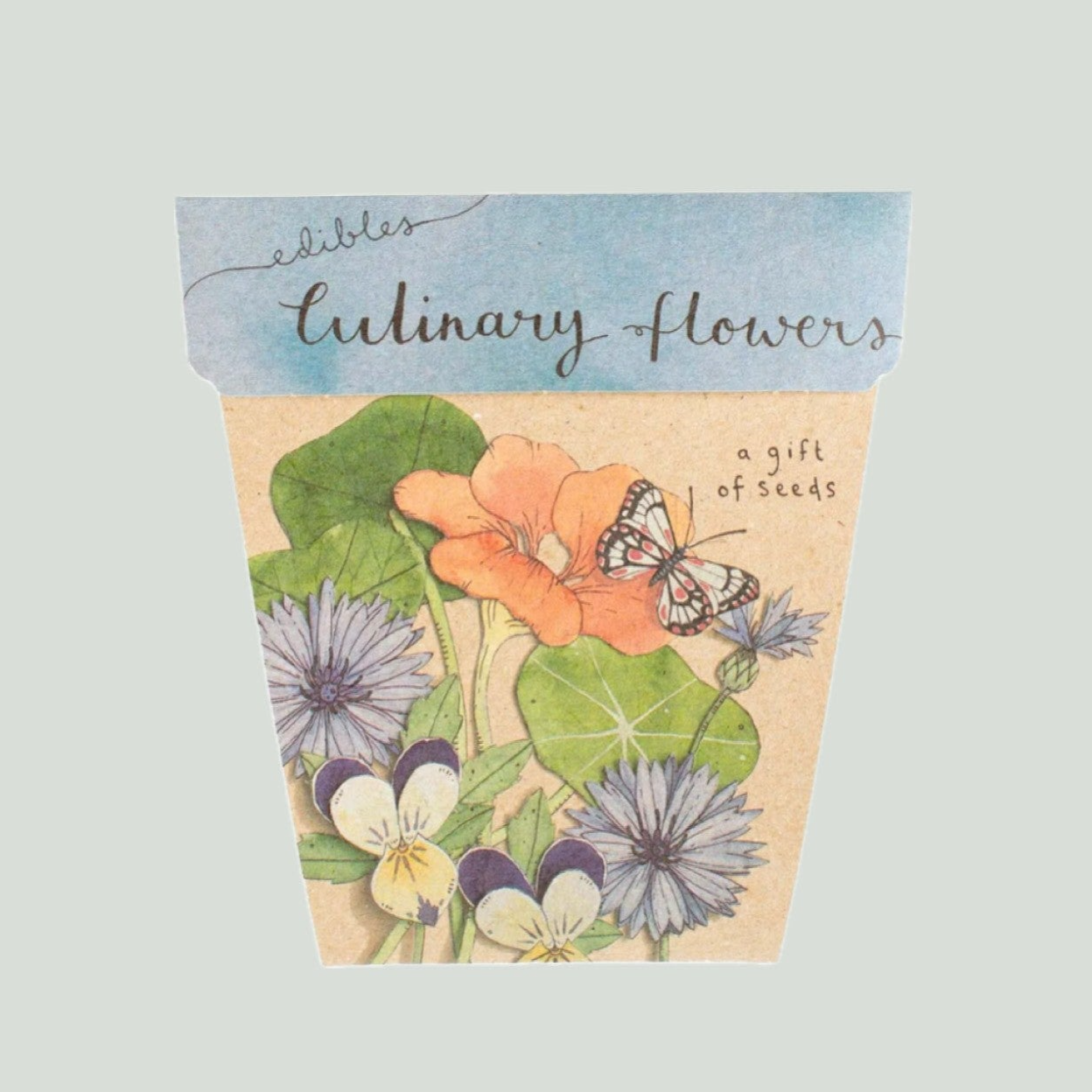 Culinary Flowers seedling cards